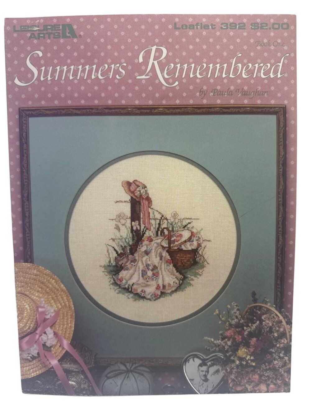 Summers Remembered Cross Stitch Leaflet Paula Vaughan Leisure Arts Pattern